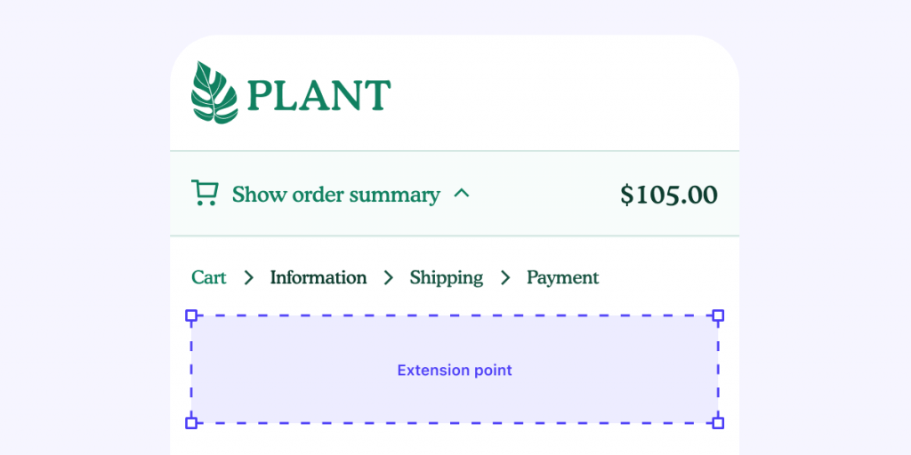 Screenshot of a payment page being customised with blocks.