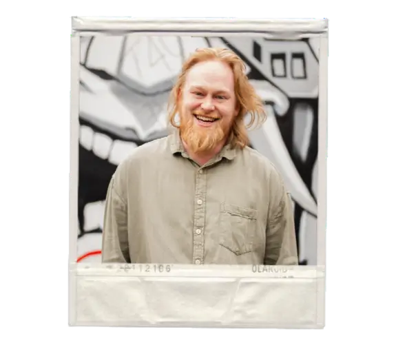 Polaroid picture of Jacob, Developer at Wonder Agency
