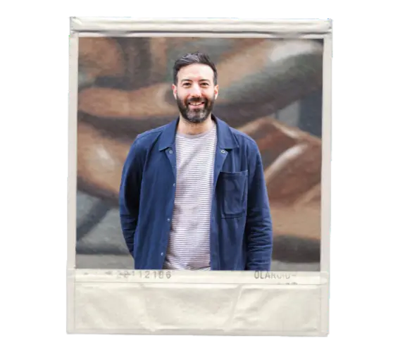 polaroid image of steve, director of wonder agency
