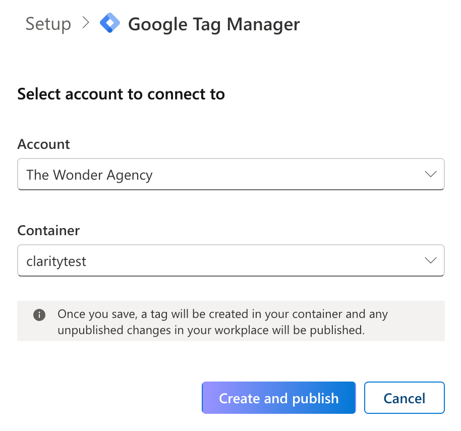 How to set up microsoft clarity with google tag manager