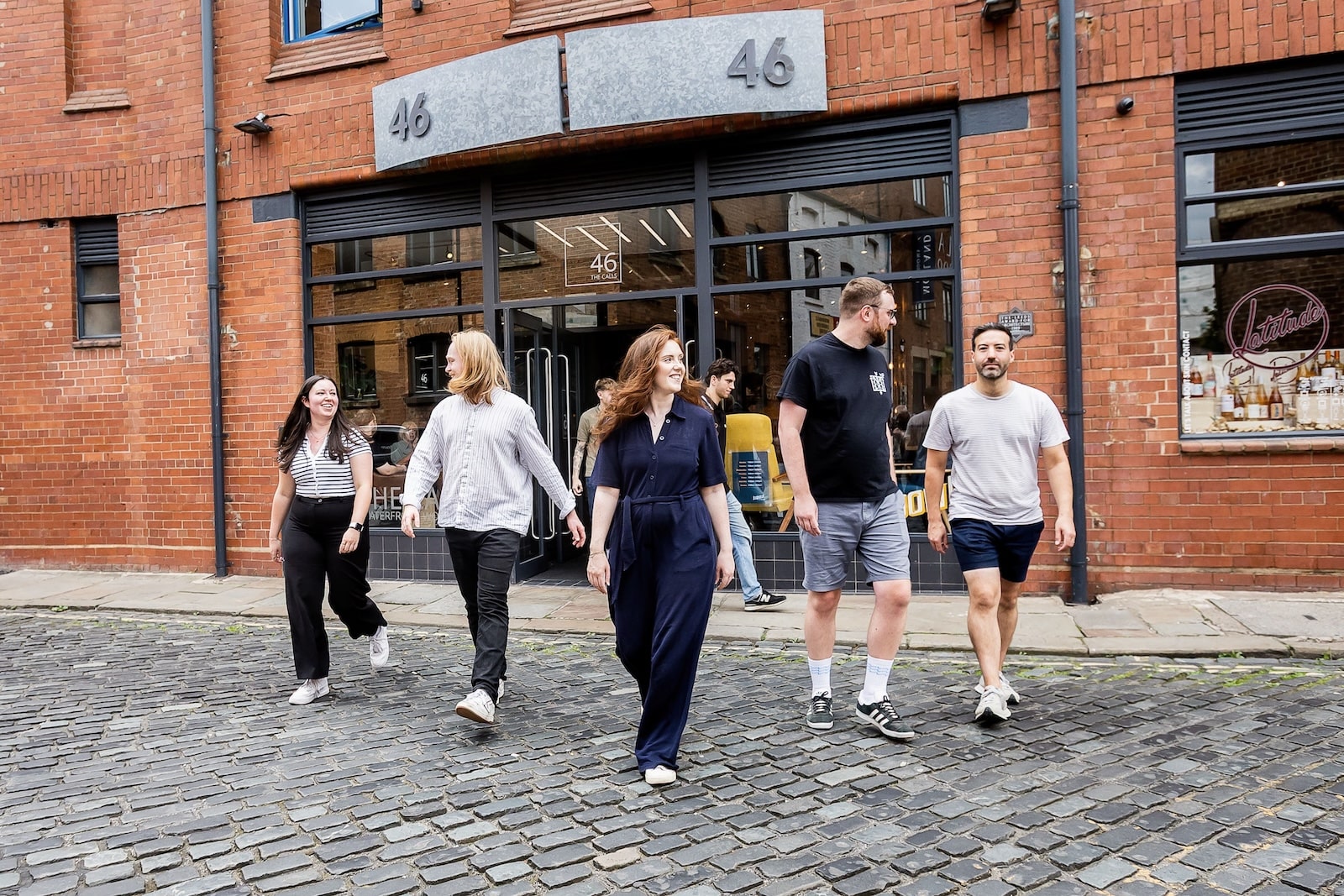 wonder agency team walking in Leeds, experts in data analytics and website development